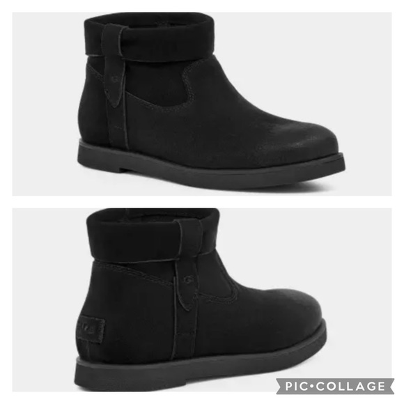 ❣️🆕UGG Josefene Cuff Black Suede Boots❣️ - Picture 2 of 11